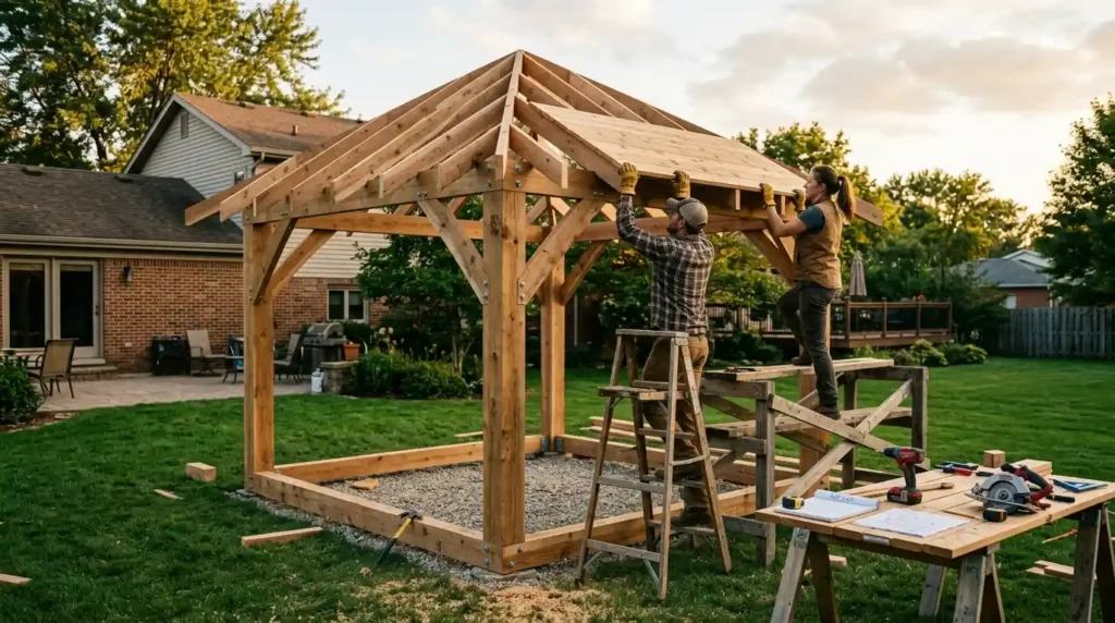 diy gazebo
